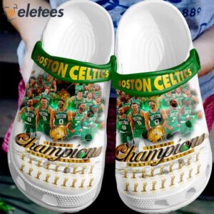 Celtics Finals Champions 2024 Clogs