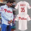 Cole Hamels Retirement Night Phillies Jersey