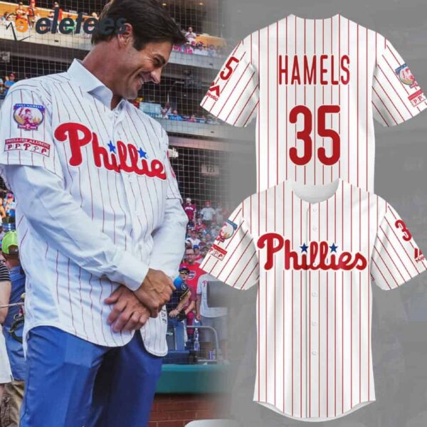 Cole Hamels Retirement Night Phillies Jersey