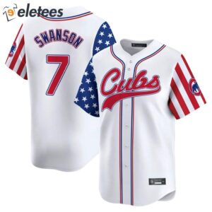 Cubs 2024 Independence Day Custom Jersey