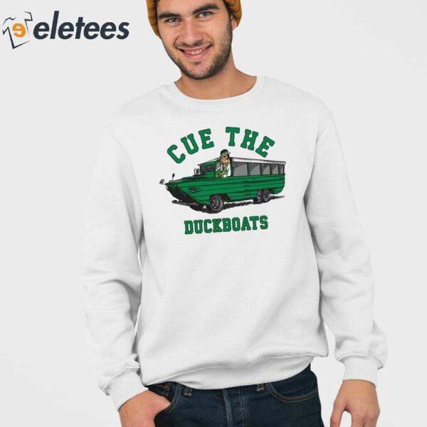 Cue The Duck Boats BOSTON Champs Shirt