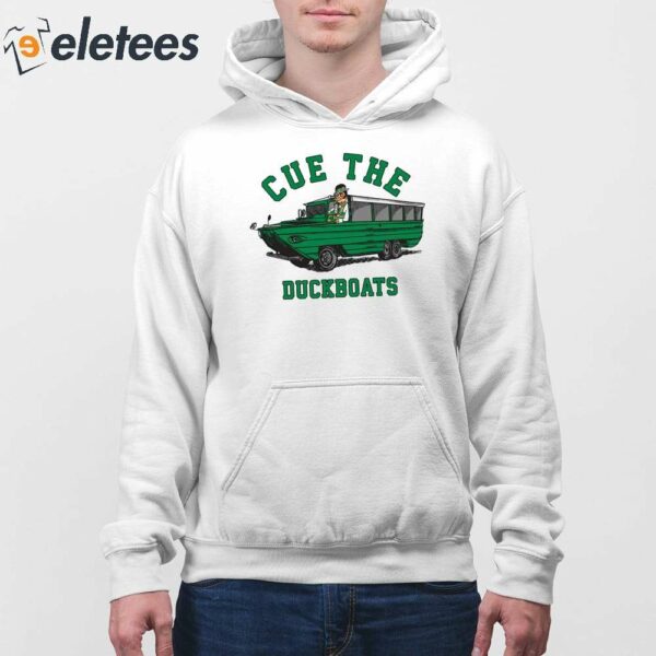 Cue The Duck Boats BOSTON Champs Shirt