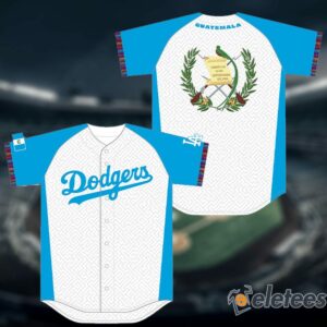 Dodgers Guatemalan Heritage Night Jersey 2024 Giveaway