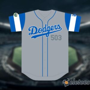 Dodgers Salvadoran Heritage Night Jersey 2024 Giveaway1
