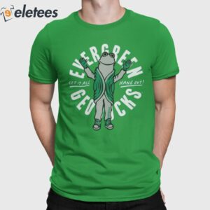 Evergreen State Geoducks Let It All Hang Out Shirt