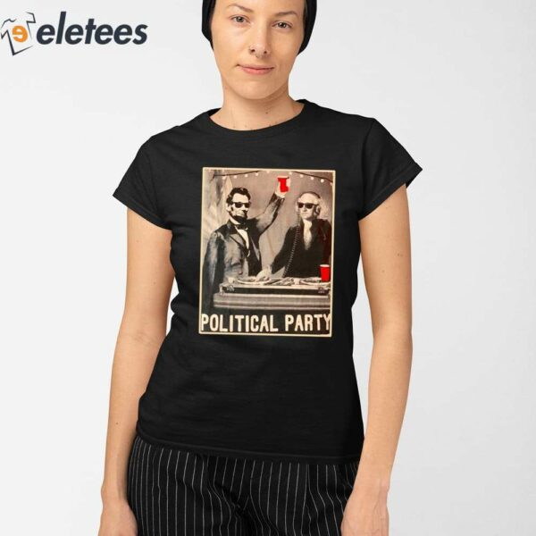 George Washington And Abraham Lincoln Political Party Shirt