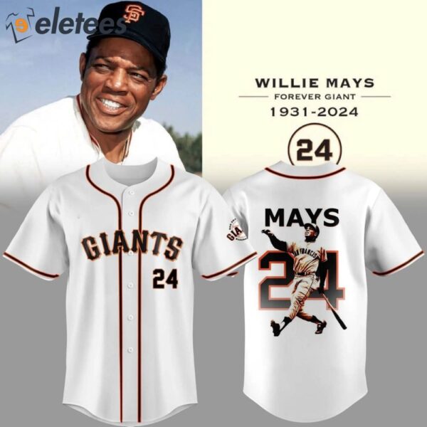 Giants RIP Willie Mays Shirt Jersey