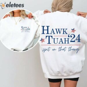 Hawk Tuah 24 Election Tiktok Viral Political Funny Shirt 2