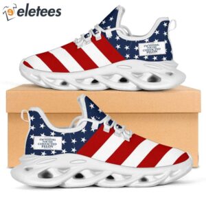 I’m Voting For The Convicted Felon Sneaker American Flag Shoes