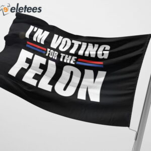 Im Voting For The Felon Flag 3