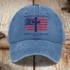 Independence Day Blessed Nation Psalm 33 22 Unisex Hat