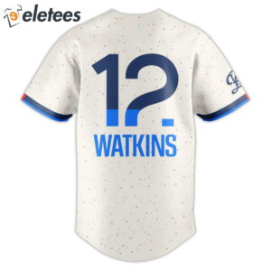 JuJu Watkins 12 Dodgers City Connect 2024 Jersey2