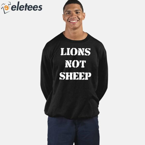 Julian Edelman Lions Not Sheep Shirt