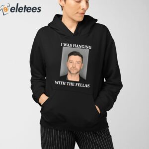Justin Timberlake Mugshot I Was Hanging With The Fellas Shirt 3
