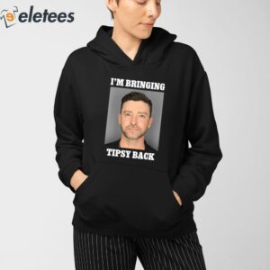 Justin Timberlake Mugshot Im Bringing Tipsy Back Shirt 3
