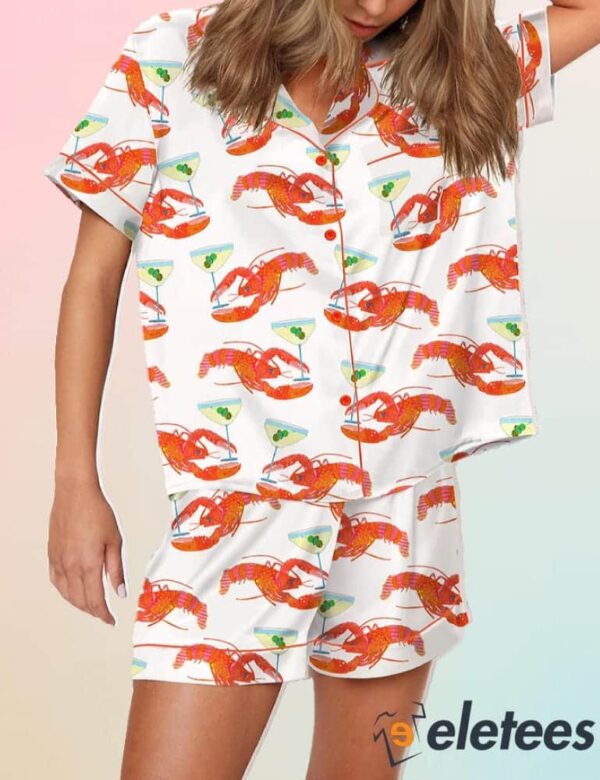 Lobster Martini Pajama Set