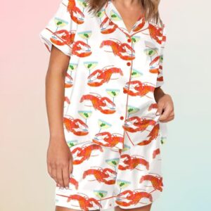 Lobster Martini Pajama Set2