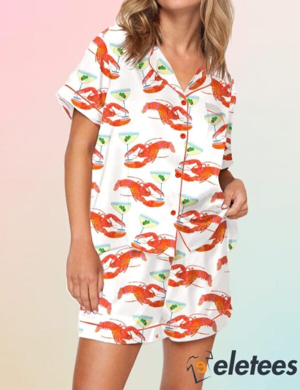 Lobster Martini Pajama Set