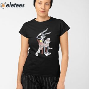 Looney Tunes Naughty Bugs Bunny And Lola Butt Slap Funny Shirt 2