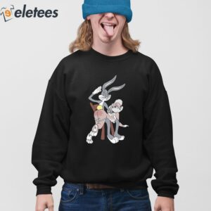 Looney Tunes Naughty Bugs Bunny And Lola Butt Slap Funny Shirt 4