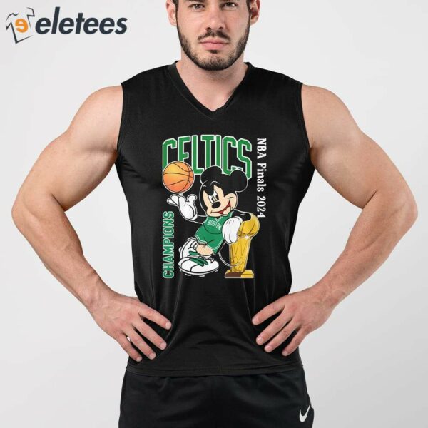 Mickey Celtics Finals Champions 2024 Shirt