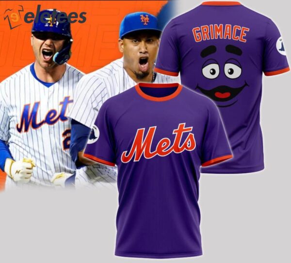 NY Mets Lgm Grimace Shirt