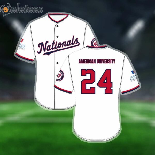 Nationals American University Day Jersey Giveaway 2024