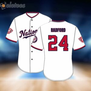 Nationals Radford University Day Jersey 2024 Giveaway
