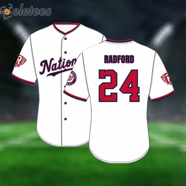 Nationals Radford University Day Jersey 2024 Giveaway