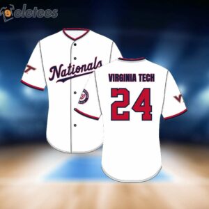 Nationals Virginia Tech Day Jersey 2024 Giveaway