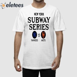 New York Subway Series Yankees Vs Mets Shirt