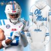 Ole Miss Rebels White And Powder Blue 2024 Hoodie