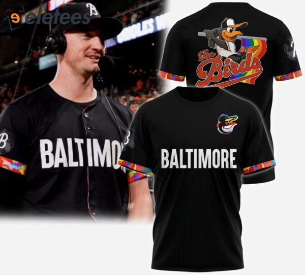 Orioles The Birds Pride 3d Shirt 2024