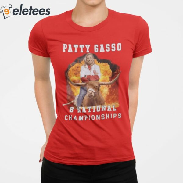 Patty Gasso 8 National Championship T-Shirt