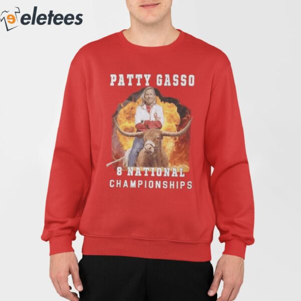 Patty Gasso 8 National Championship T-Shirt