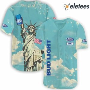 Personalized Bud Light Liberties Vintage Jersey Shirt