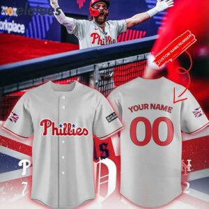 Phillies London Series 2024 Crossing the Pond Custom Name Jersey