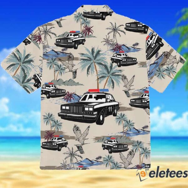 Police Car Hawaiian Shirt