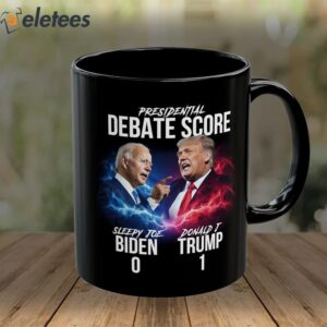 Presidential Debate Score Trump 1 – Biden 0 Mug