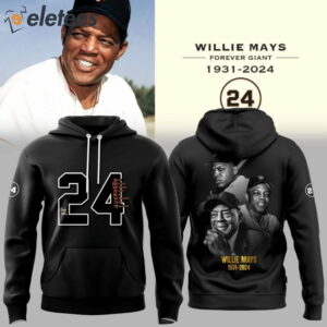RIP Willie Mays 1931 2024 Hoodie