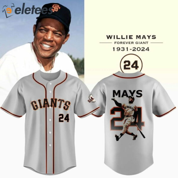 RIP Willie Mays Baseball Jersey