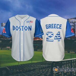 Red Sox Greek Heritage Celebration Jersey 2024 Giveaways