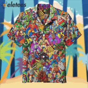 Retro Toys Color Hawaiian Shirt