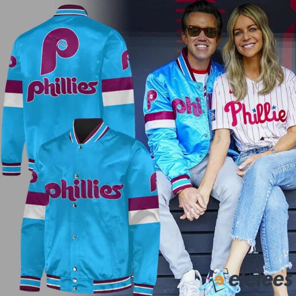 Rob McElhenney Phillies Bomber Jacket