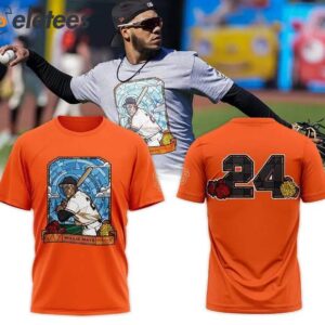 SF Giants Willie Mays 24 T shirt1