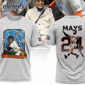 SF Giants Willie Mays T shirt 2