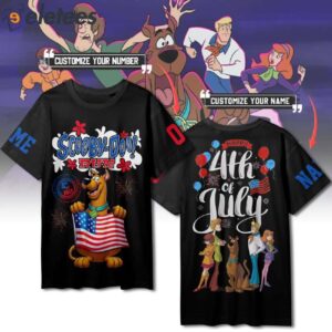 Scooby Doo Run Happy 4th Of July Shirt