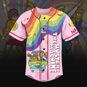 Scooby Doo The Mystery Machine Love Is Love Pride Day Baseball Jersey1