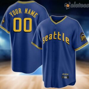 Seattle Mariners City Connect Customize Of Name Men's Baseball Jersey