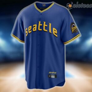 Seattle Mariners City Connect Customize Of Name Mens Baseball Jersey 2